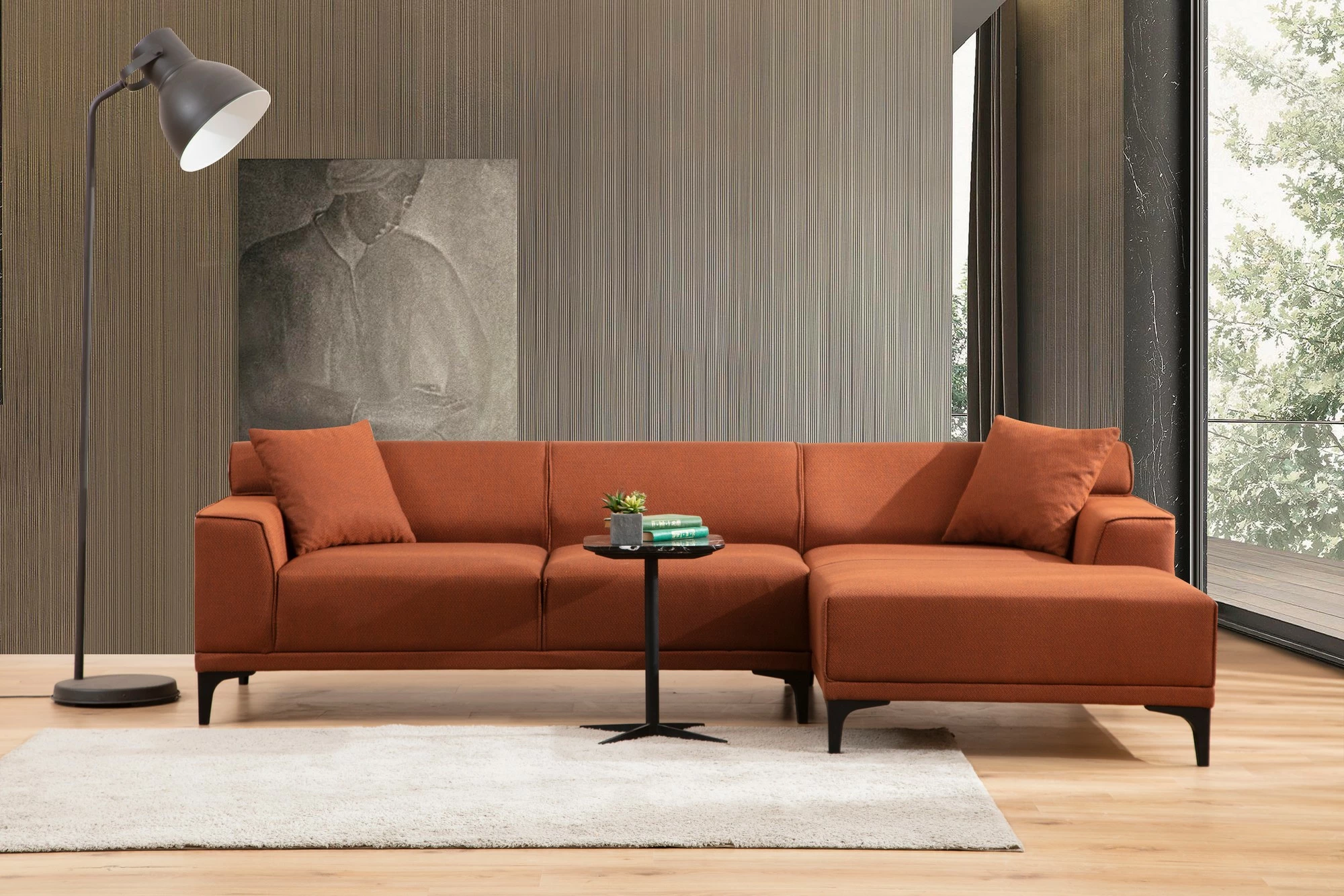 Këndare Petra R, portokalli, Atelier del Sofa
