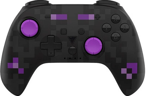 Gamepad DragonShock PopTop Black Cube, wireless Bluetooth, për Nintendo Switch dhe PC, zi/vjollcë