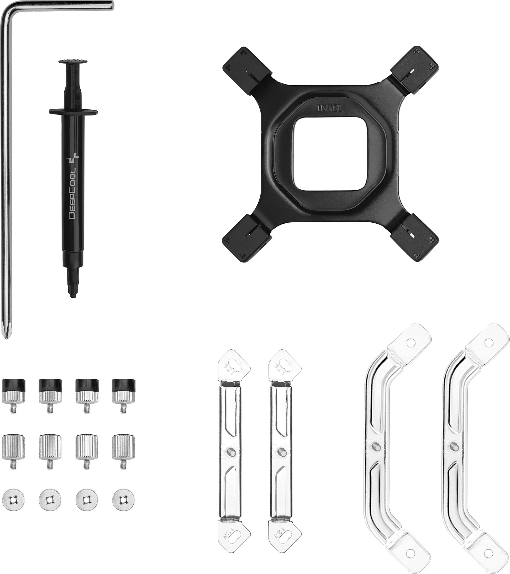 Ftohës procesori Deepcool AK700 DIGITAL WH, 120mm PWM, ekran i integrum, i bardhë