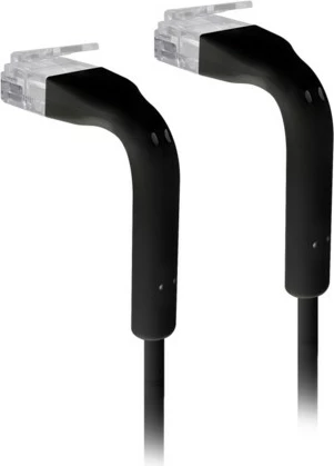 Patch kabllo Ubiquiti UniFi Cat6 1m, e zezë