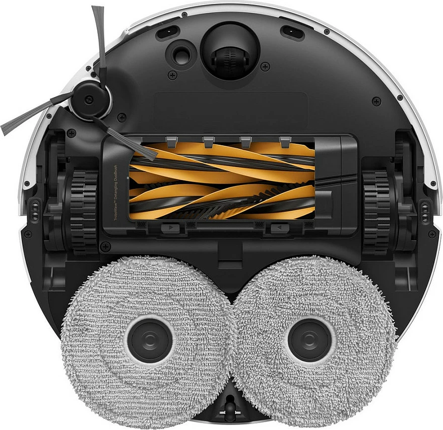 Robot fshesë Dreame MOVA V50 Ultra Complete, me stacion automatik, fshirje e thatë dhe e lagët, 6400 mAh, e bardhë