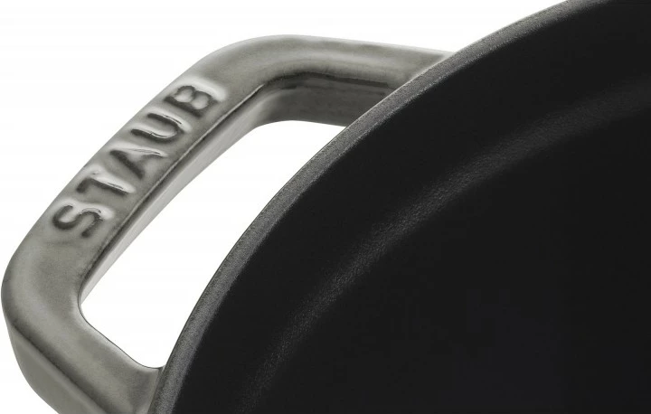 Cocotte Staub 20 cm, gize, gri