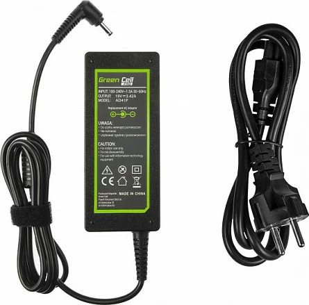 Karikues laptopi Green Cell PRO 65W 19V 3.42A për Asus F553/R540/X540/X553/ZenBook UX303L, i zi