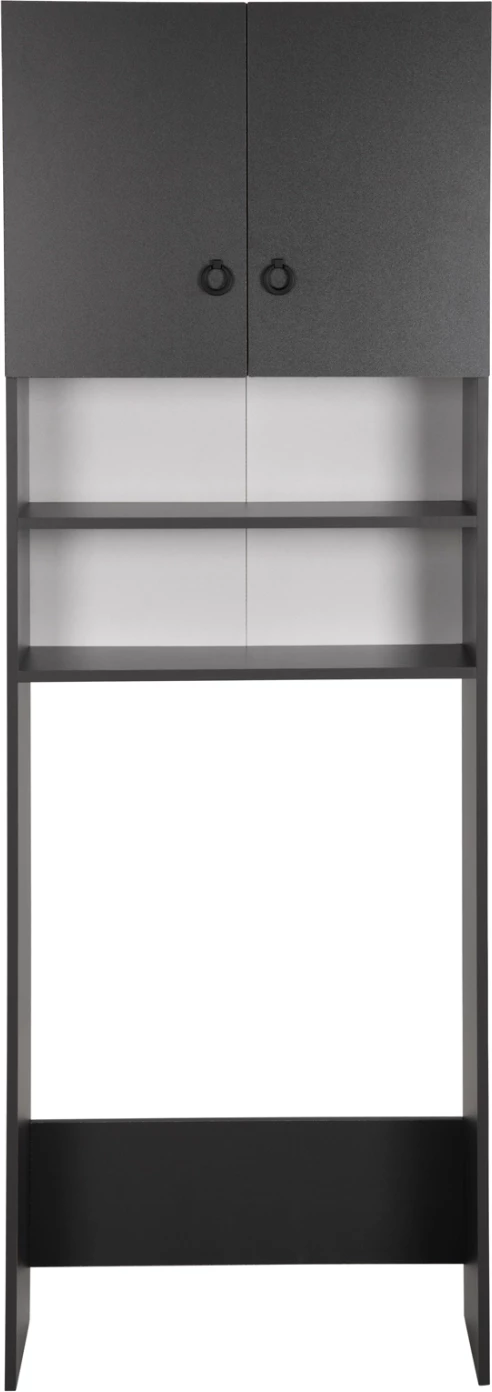 Kabinet me rafte për lavatriçe Terry FH9122.13, hiri, 64x29x181H cm