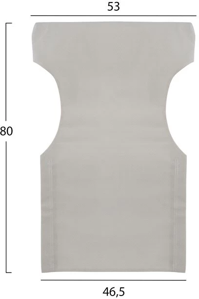 Jastëk ngjyrë krem 2x1 për karrige drejtori FH5272.60 46.5χ53χ80