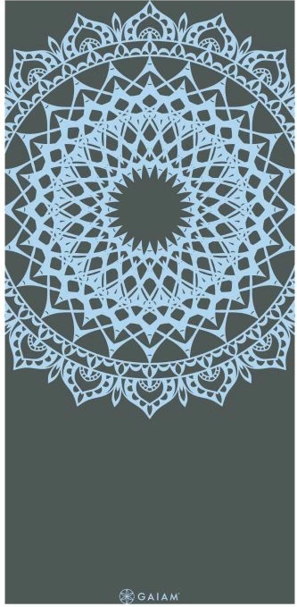 Tapet yoga Gaiam Blue Aura Dove Marrakesh 5mm, blu
