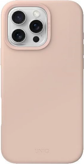 Mbështjellës UNIQ Lino Hue MagClick për iPhone 16 Pro, Rozë