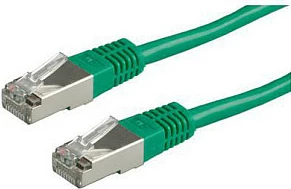 Kabllë rrjeti ROLINE Cat6 S/FTP, 2m, RJ-45, e gjelbër