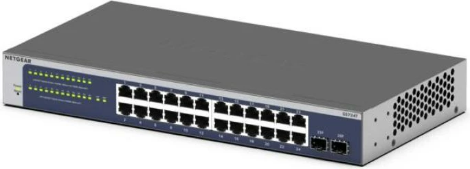 Switch Netgear GS724T-600EUS 24-port 1Gbps, gri