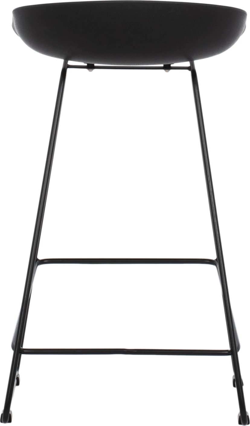 Karrige për bar, e zezë, mesatare, FH9299.02, 44x44x74cm, set 2 copë