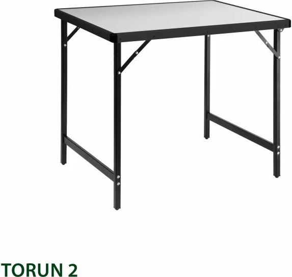 Tavolinë kampingu BRUNNER TORUN 4 0406102N 110x61.5cm e palosshme, gri/zi