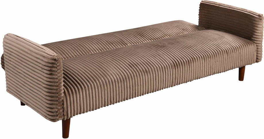 Krevati divan Cottle, 3 vende, ngjyrë nude, 213x79x73