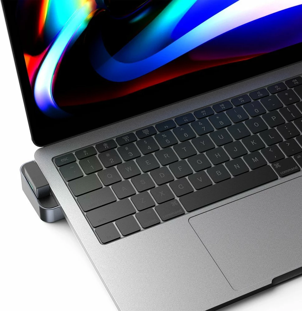 HUB multifunksional Joyroom S-H121, për MacBook Pro, 8 porta, Thunderbolt 3, Gri