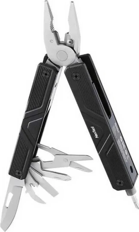 Multitool NEXTOOL GEMINI 13-in-1 me kaçavidë elektrike, çelik inox