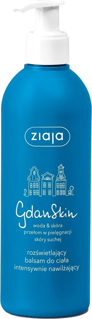 Balsam për trup për femra Ziaja GdanSkin Illuminating Body Balm Intensively Moisturizing, 300ml