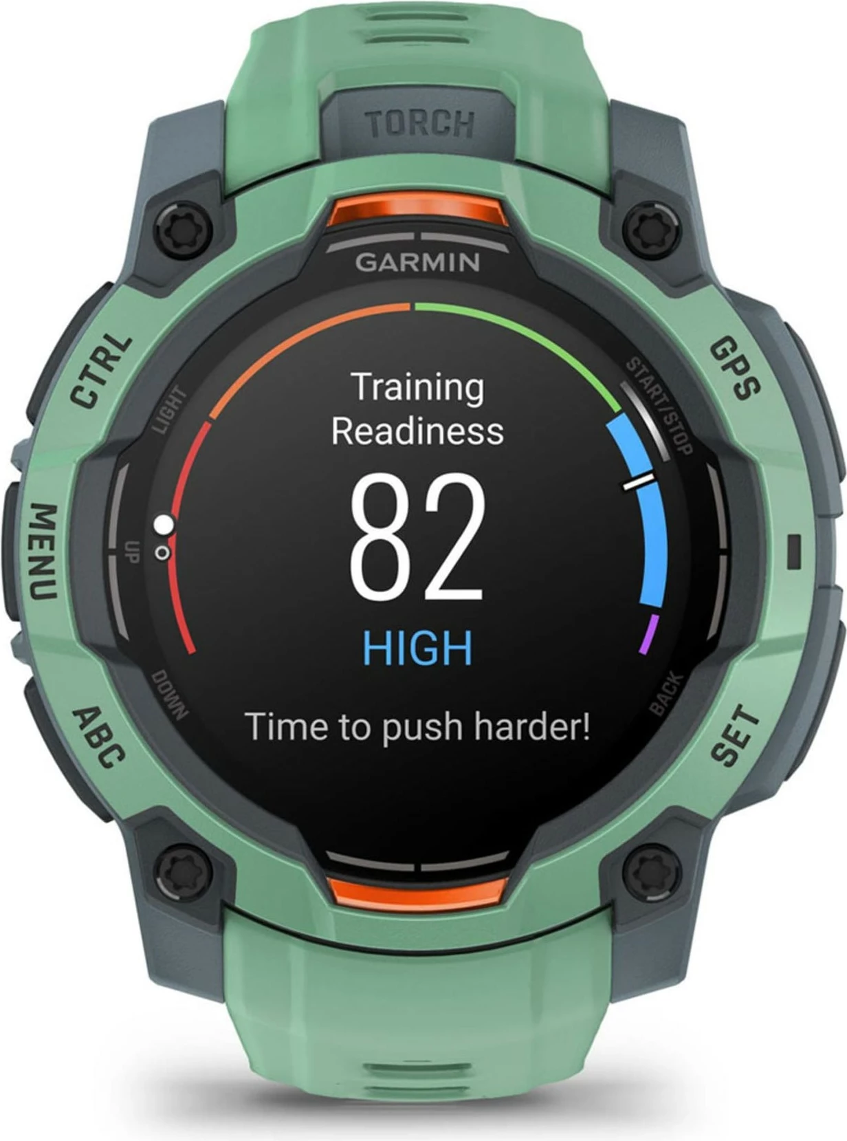 Smartwatch Garmin Instinct 3 AMOLED, 4GB, GPS, Ekran 1.2 inç, jeshile