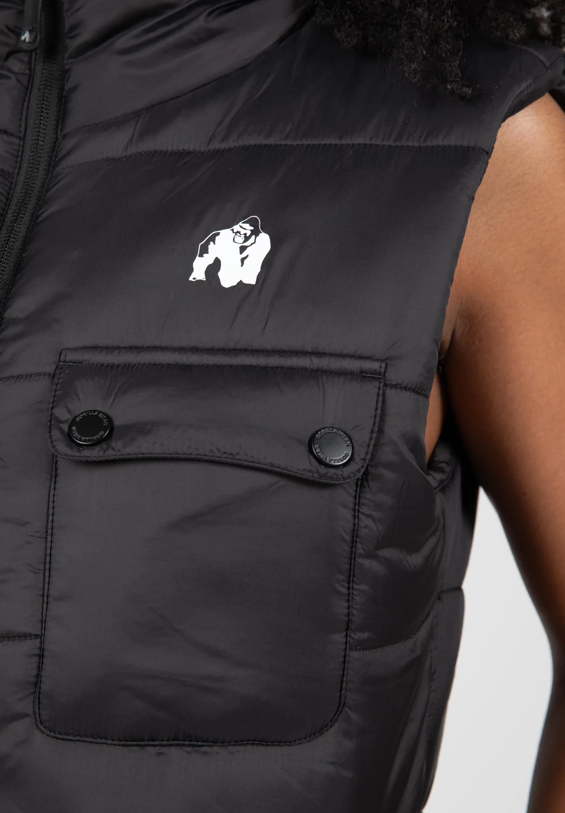 Lucia Puffer Vest - Black [Madhësia: M]