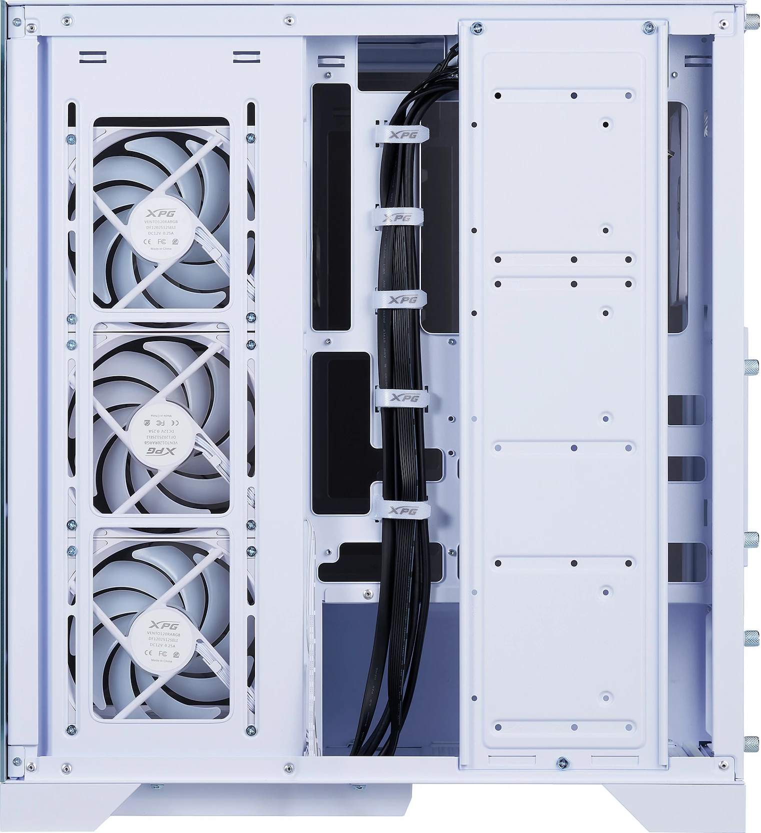 Kasë ADATA XPG INVADER X BTF Midi Tower, ATX/micro ATX/Mini-ATX, Tempered Glass, e bardhë