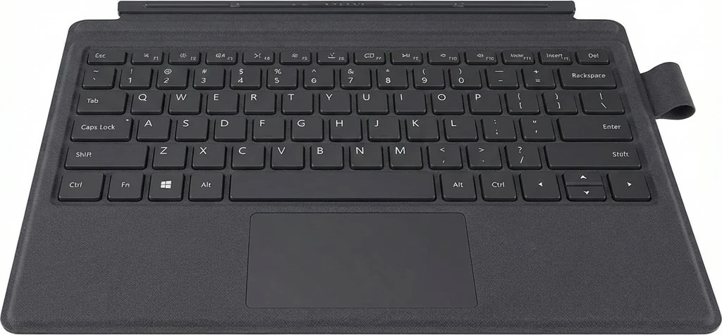 Tastierë me kapak Terra Type Cover Pad 1162W, US layout, me touchpad, e zezë