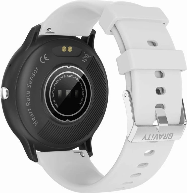 Smartwatch Gravity për të gjithë, zi/bardhë