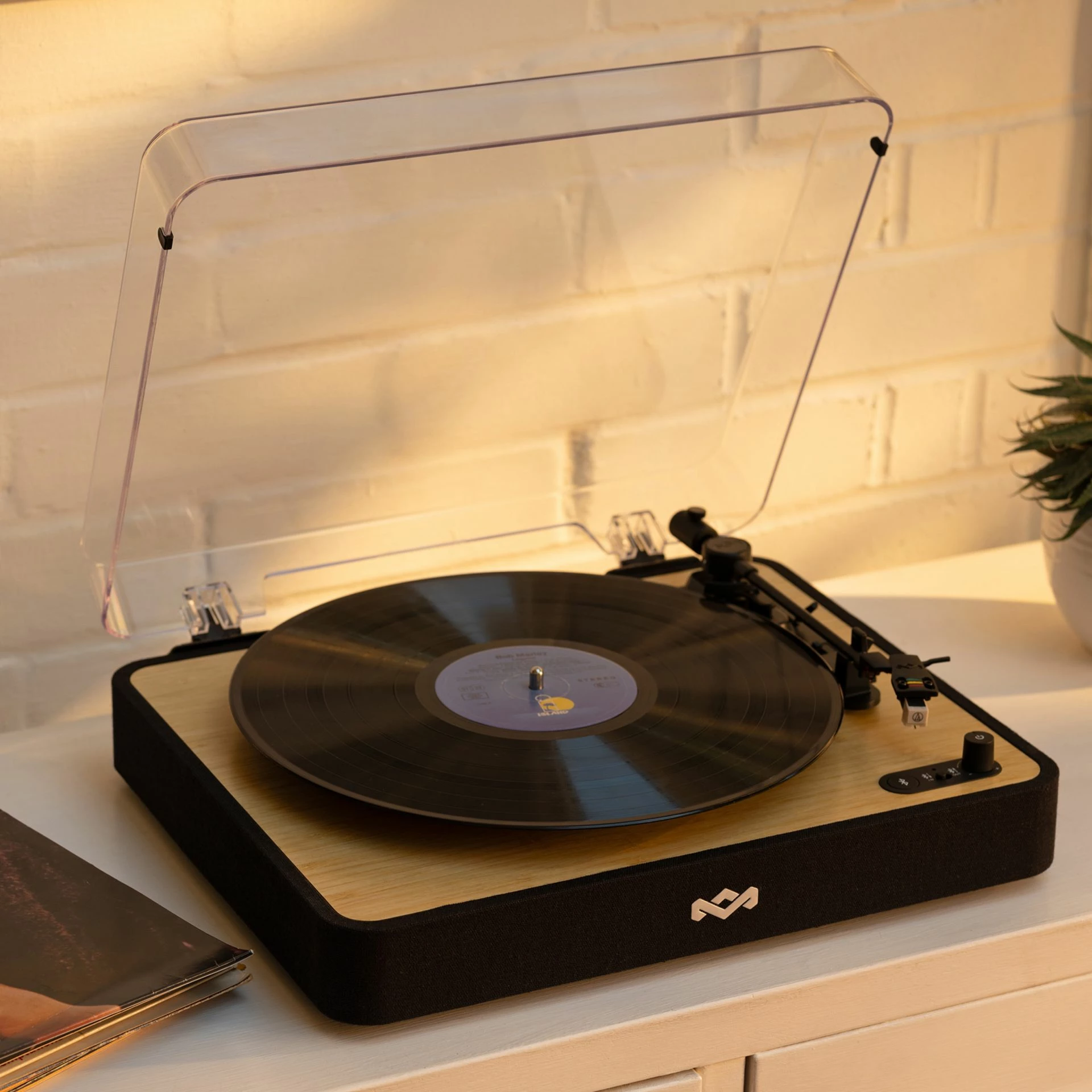 Gramafon House of Marley Revolution BT me Bluetooth, bambu, i zi