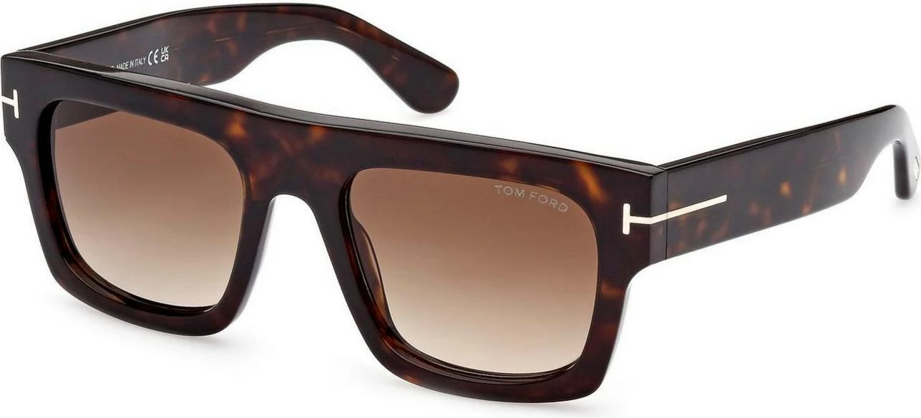 Syze dielli për meshkuj Tom Ford Fausto FT0711 52F, kafe [Ngjyra: 53]