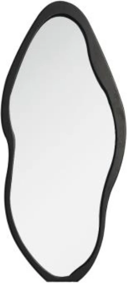 Pasqyrë Splatch, kornizë dru, ngjyrë e zezë matte, 80x180cm