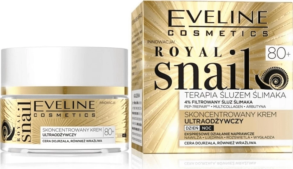 Krem fytyre për femra Eveline Cosmetics Royal Snail 80+, 50ml