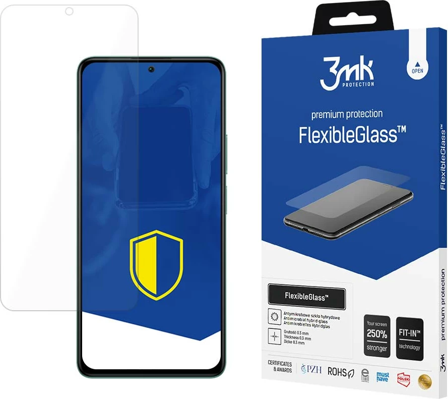 Mbrojtës ekrani hibrid 3mk FlexibleGlass për Xiaomi Poco F4 5G, Transparent