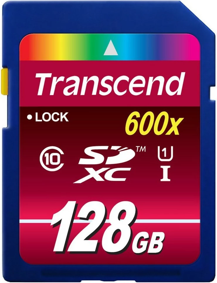Kartelë SD Transcend SDXC 128GB, Class 10, UHS-I, 90MB/s, e zezë