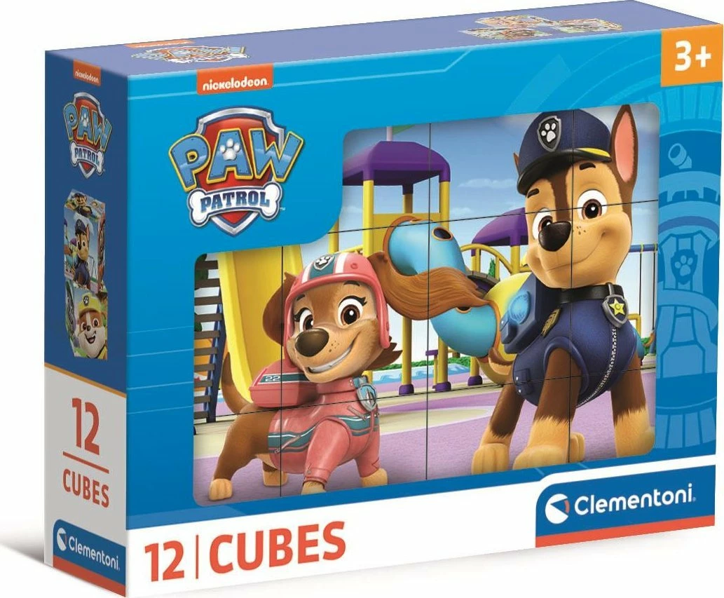 Kocka puzzle Clementoni Paw Patrol 12 copë (6 foto)