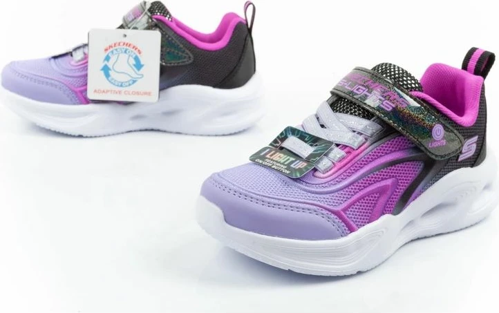 Atlete për fëmijë Skechers S Lights Sola Glow Color Breeze, për vajza