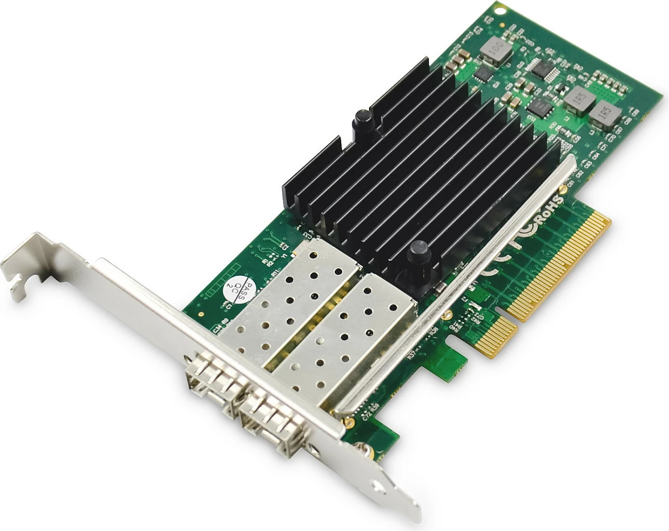 Kartelë rrjeti Digitus Dual Port 10G SFP+ PCIe, Intel JL82599ES, 20 Gbps, Fiber