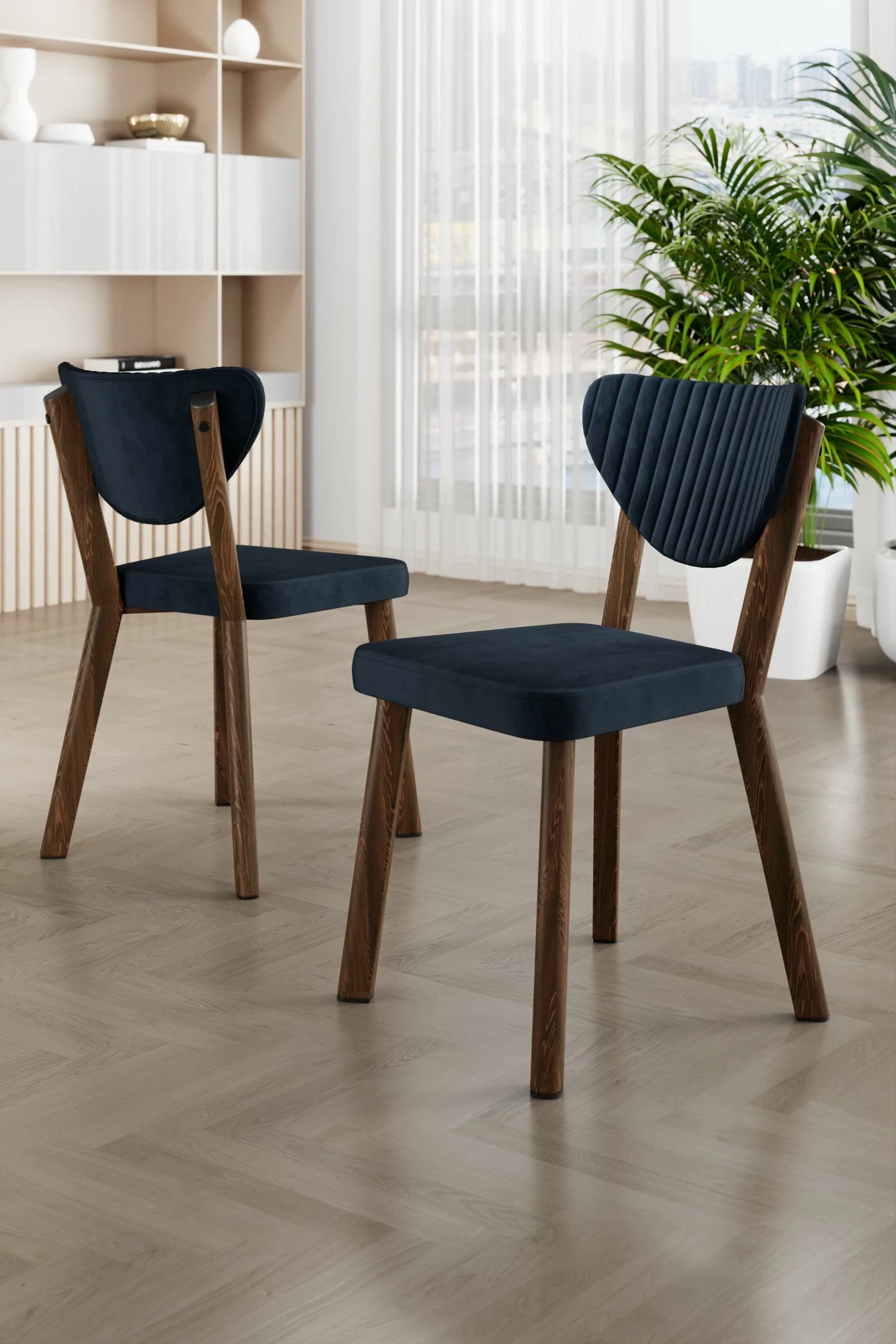 Set karrigesh (6 copë), Hanah Home, Arfe, anthracite, kafe