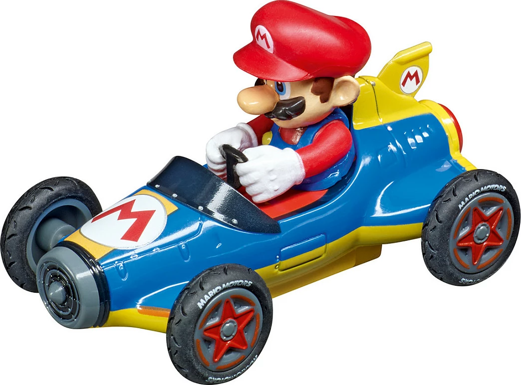 Set pistë garash Carrera GO!!! Nintendo Mario Kart Mach 8 20062492, 1:43, 5.3 m, 2 makina, zi/kuq