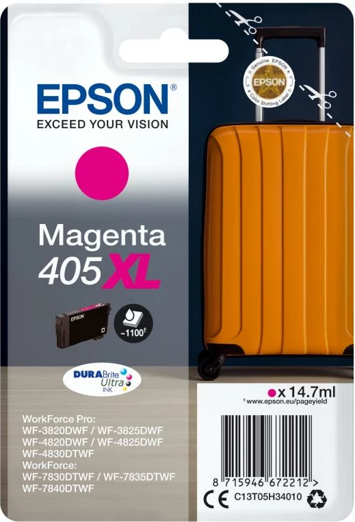 Kartrix boje Epson 405XL (C13T05H34010) 14.7 ml, magenta
