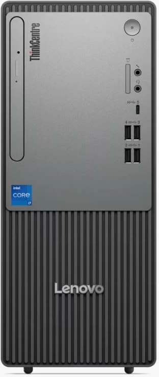 Kasë Lenovo ThinkCentre neo 50t Gen 5, Intel Core i3-14100, 8GB RAM, 512GB SSD, Windows 11 Pro, Zezë/Argjendtë