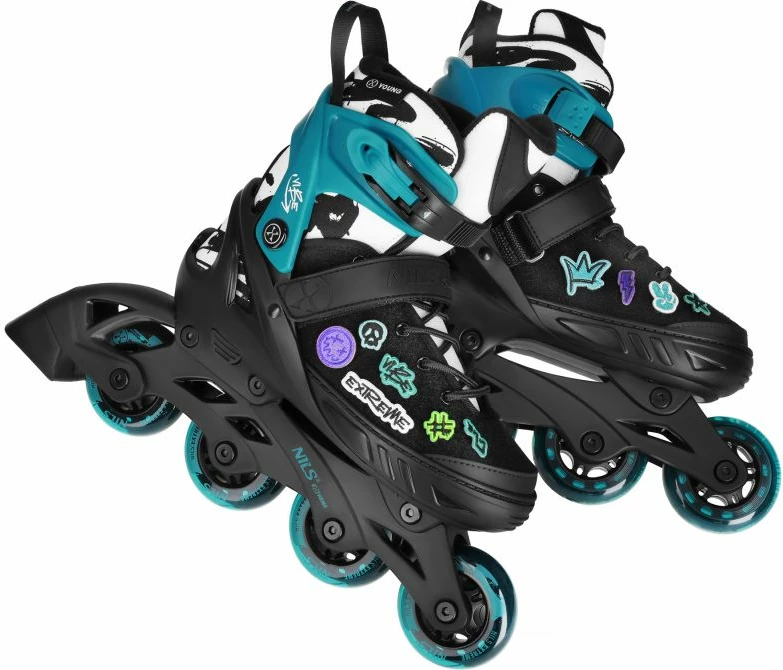Rollera Nils Extreme NA2053A VIBE, turquoise, M (37-40)