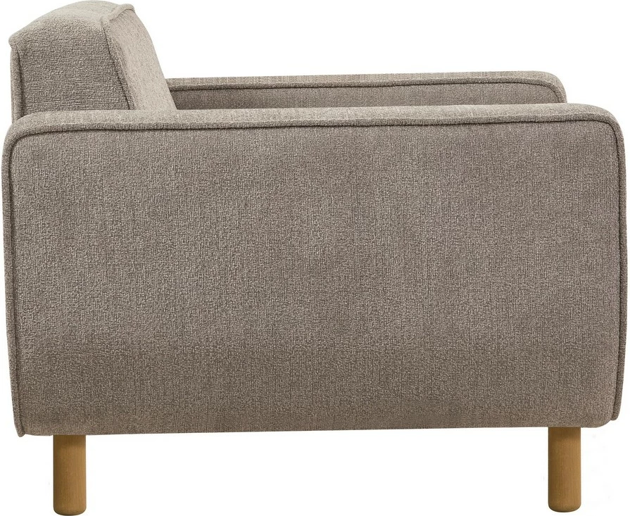 Set divan-krevat Atelier del Sofa, Lorus, ngjyrë lisi, gri