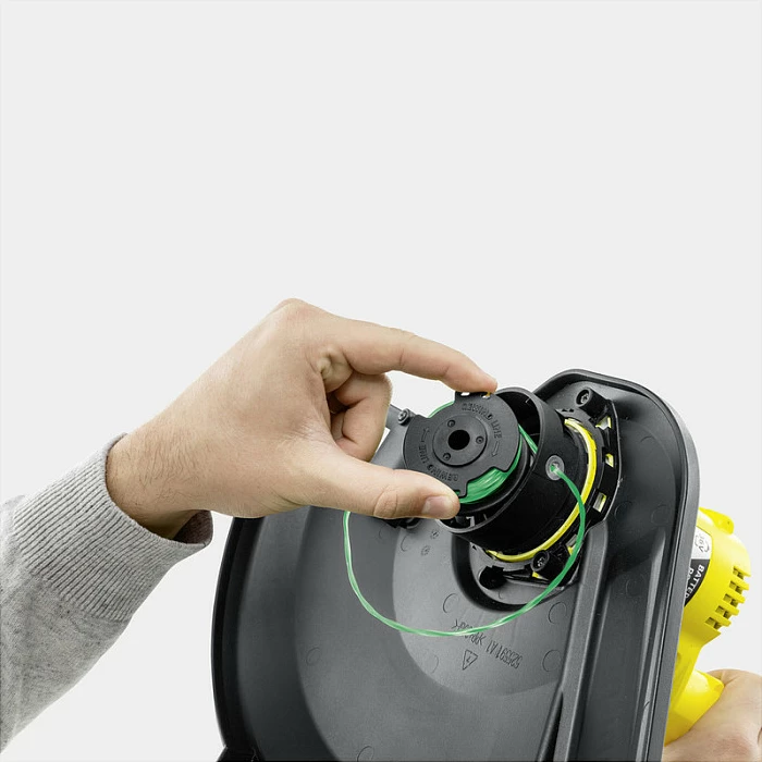 Trimer bari me bateri Kärcher LTR 36-33 Battery Set, 36V 2.5Ah, 33cm, zi/verdhë