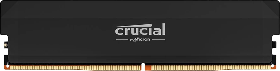 RAM Memorje Crucial Pro OC 16GB DDR5 6400MHz UDIMM CL38, e zezë, 1 modul