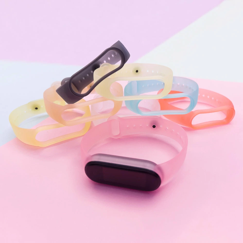 Rrip zëvendësues Hurtel për Xiaomi Mi Band 5/6, silikon, ari