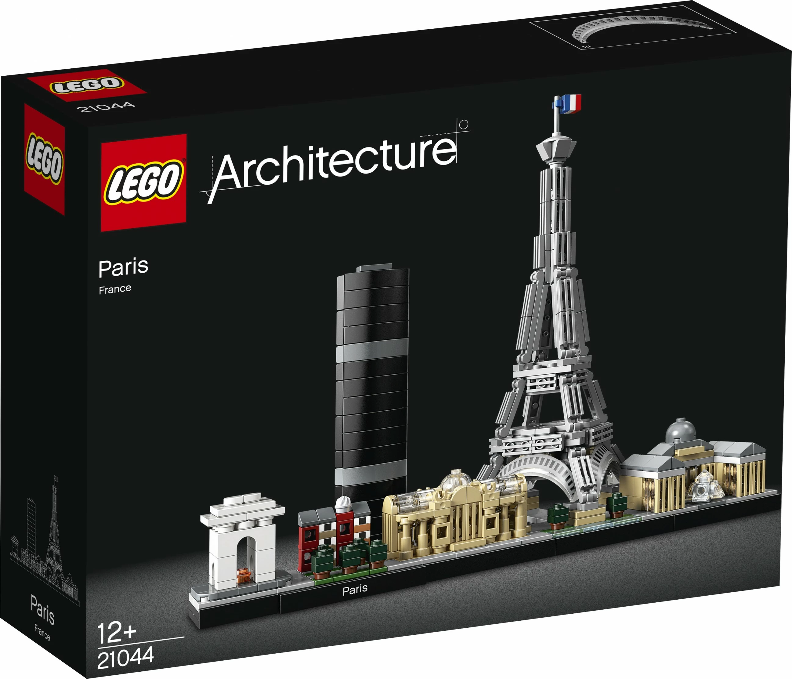 Set ndërtimi LEGO Architecture Paris Skyline 21044, 649 copë, shumëngjyrësh