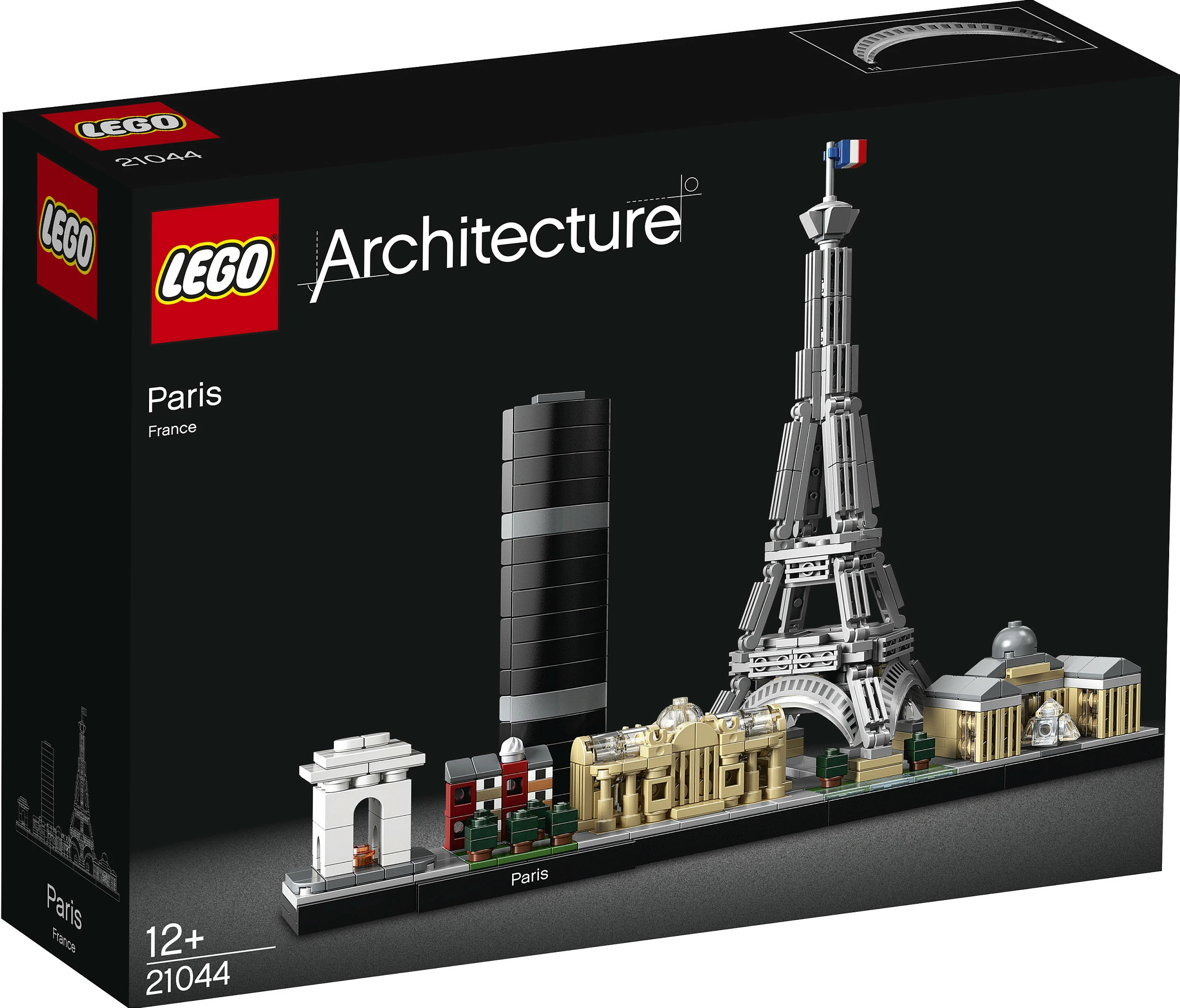 Set ndërtimi LEGO Architecture Paris Skyline 21044, 649 copë, shumëngjyrësh