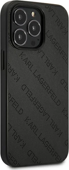 Mbështjellës Karl Lagerfeld Perforated Allover për iPhone 13 Pro Max 6.7", i zi