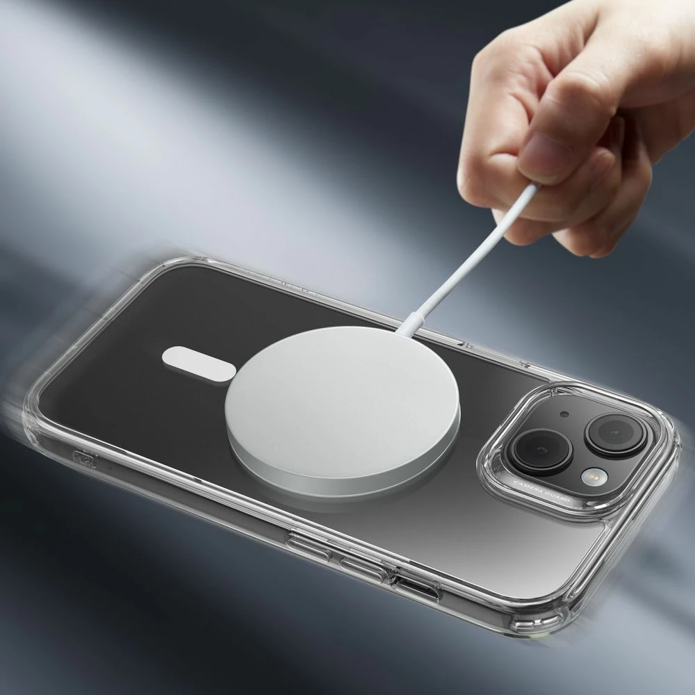 Mbështjellës ESR Classic Hybrid HaloLock me MagSafe për iPhone 15, Transparent