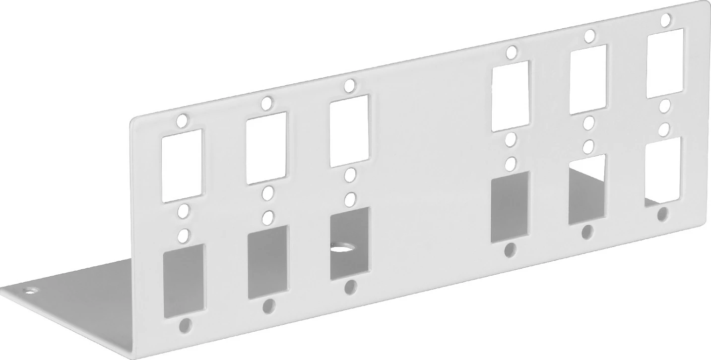 Panel rack EFB Elektronik 53603.4, pllakë shpërndarëse 6x SC-Simplex, argjendtë