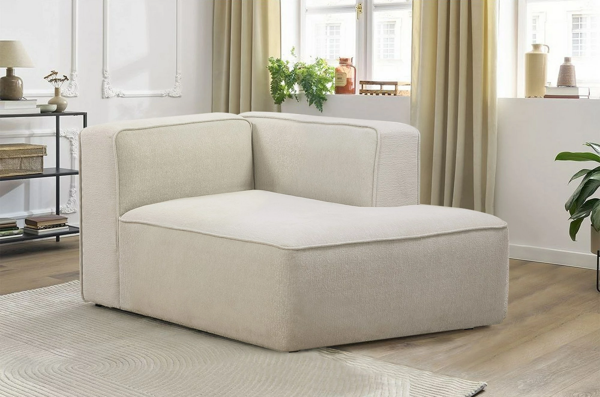 Kolltuk një vendësh Atelier del Sofa, More M - M6, krem