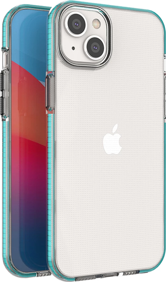Mbështjellës Hurtel Spring Case për iPhone 14 Plus, TPU, kaltër e lehtë
