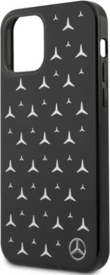 Mbështjellës Mercedes MEHCP12MESPBK për iPhone 12/12 Pro 6.1", Stars Pattern, i zi